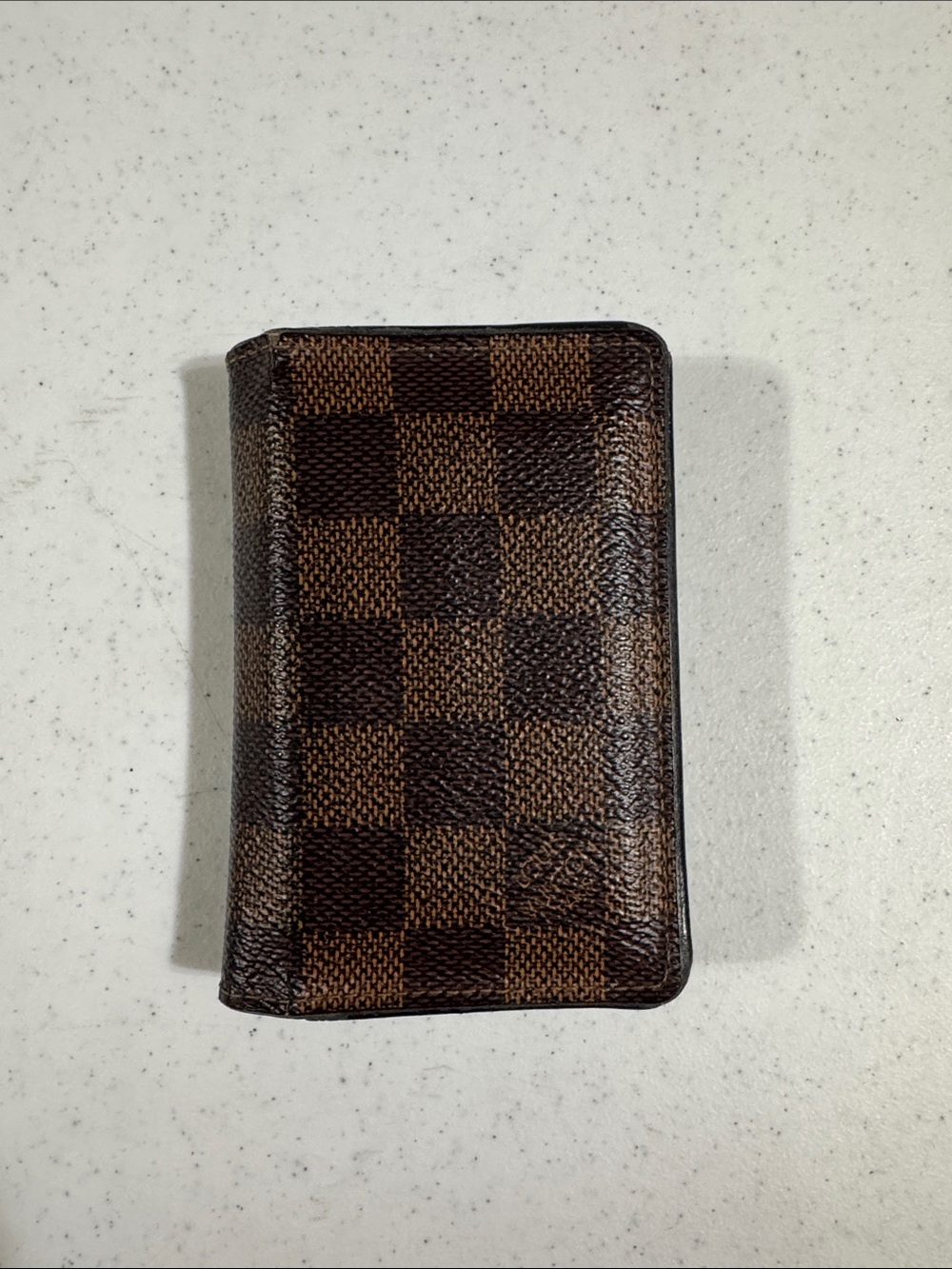 Louis Vuitton Brown Damier Canvas Key & Card Holder